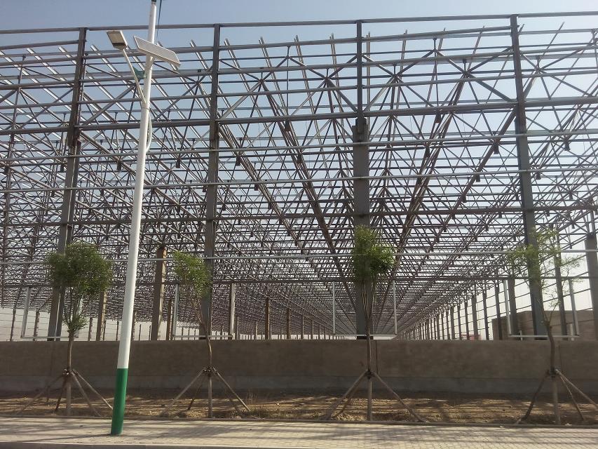 洮南汽车工业厂房网架